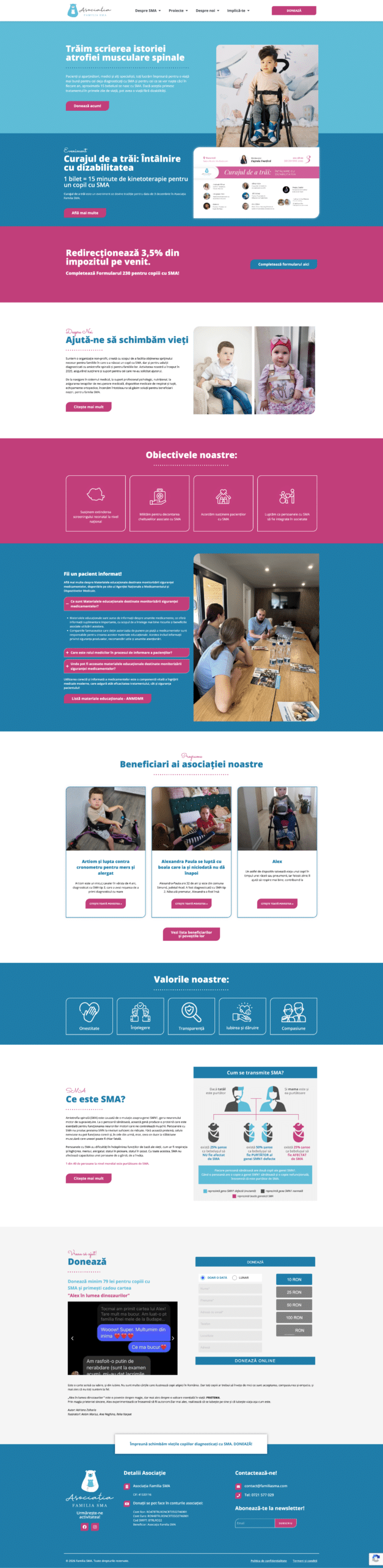 familiasma.ro - website ong - realizat de wpteam.ro